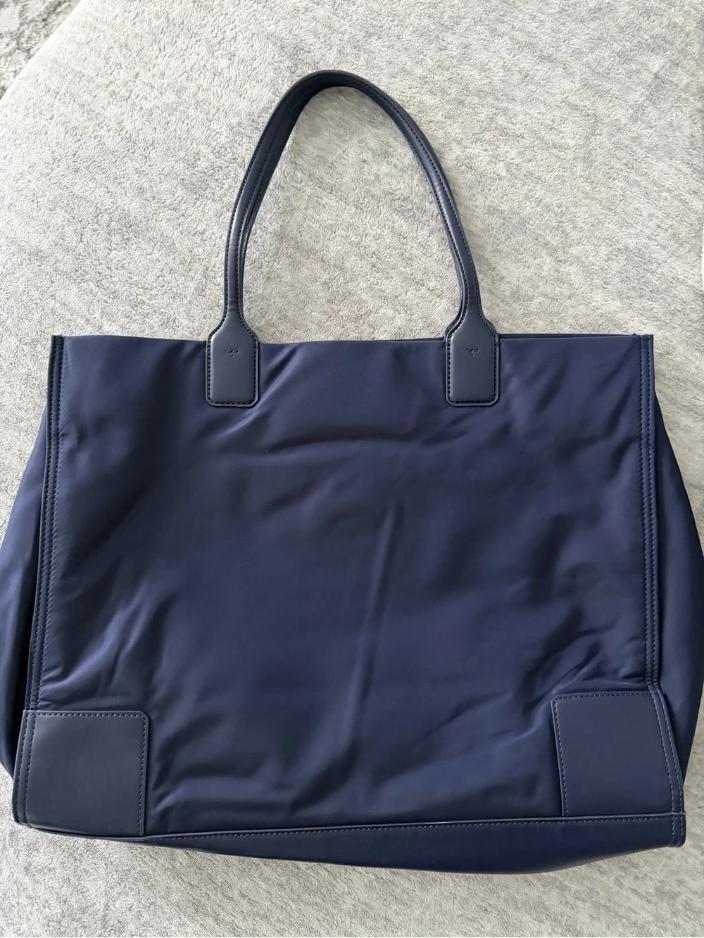 Tory Burch Navy Monogram Interior Tote